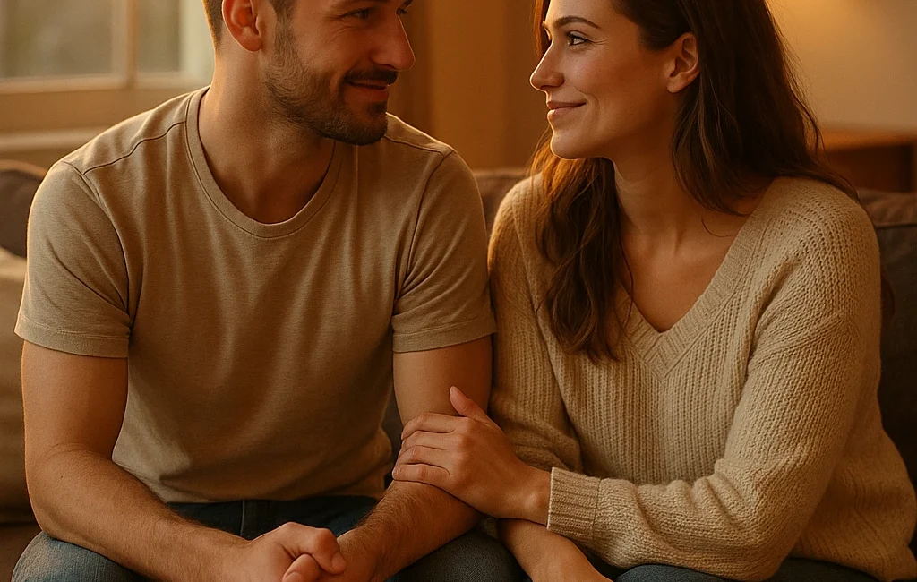 Paar das Probleme anspricht Benjamin Schwend